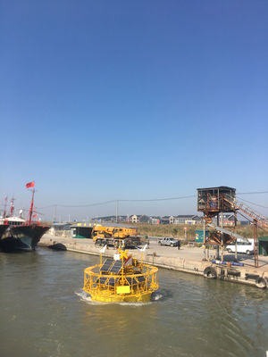 200W Lidar galleggiante Offshore Wind Dual LiDAR 5m Meteo Ocean Boia Avvertimento