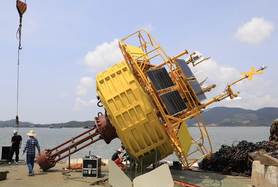 Altezza d'onda LiDAR galleggiante Monitoraggio automatico della boa Condizione oceanica